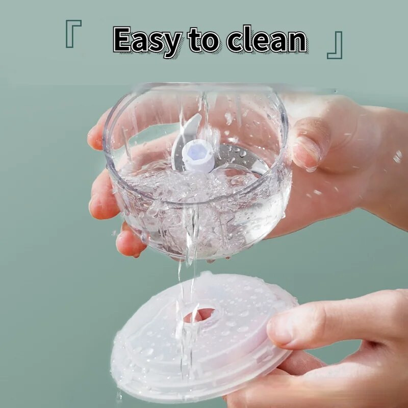 Mini USB elektriline lihaveski, küüslaugupurustaja – tugev ja vastupidav – purustatud ingver, köögiviljapurusti – kööginõud