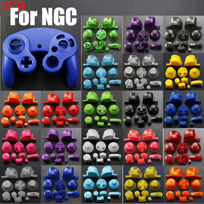 JCD 1 set  Analog Stick Cap Buttons Keypads Y X A B Z Buttons Joystick stick Caps for Gamecube For NGC controller