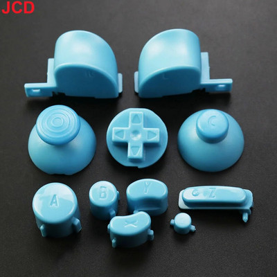 JCD 1 szett Analóg Stick Cap Gombok Billentyűzetek YXABZ Gombok Joystick Stick sapkák Gamecube-hoz NGC vezérlőhöz