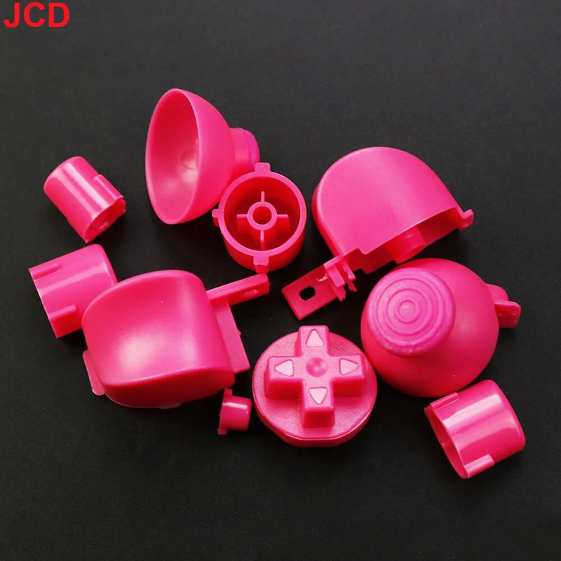 JCD 1 szett Analóg Stick Cap Gombok Billentyűzetek YXABZ Gombok Joystick Stick sapkák Gamecube-hoz NGC vezérlőhöz