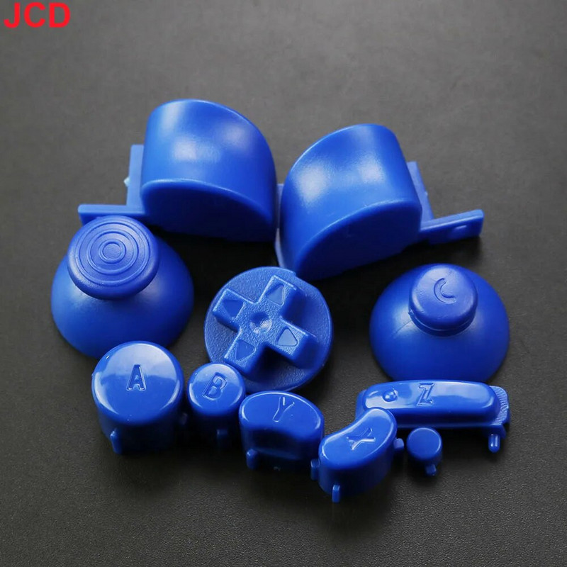 JCD 1 szett Analóg Stick Cap Gombok Billentyűzetek YXABZ Gombok Joystick Stick sapkák Gamecube-hoz NGC vezérlőhöz