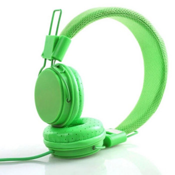 Детски кабелни слушалки за уши Цветна стилна лента за глава Детски слушалки Слушалки за iPad Tablet PC Телефон