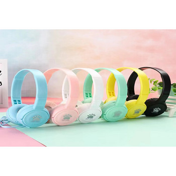 Ενσύρματα ακουστικά πάνω από το αυτί 3,5 mm Φορητά ακουστικά μουσικής για παιδιά MP4 MP3 Smartphones Laptop