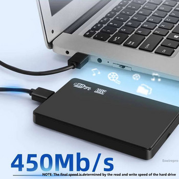 Θήκη USB 3.0 έως 2,5 ιντσών SATA Θήκη σκληρού δίσκου SSD Εξωτερική θήκη δίσκου 5 Gbps για φορητό υπολογιστή Smartphone PS5 Θήκη Hd Externo