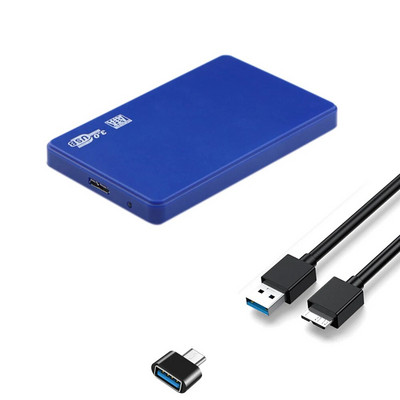 USB 3.0–2,5 colio SATA dėklas HDD SSD korpusas Išorinis 5Gbps kietojo disko disko dėžutė, skirta asmeniniam nešiojamajam kompiuteriui išmaniajam telefonui PS5 dėklas Hd Externo