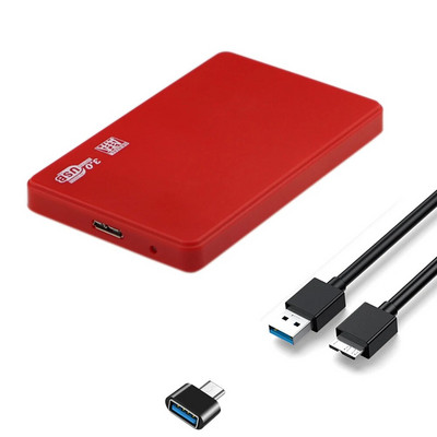 USB 3.0–2,5 colio SATA dėklas HDD SSD korpusas Išorinis 5Gbps kietojo disko disko dėžutė, skirta asmeniniam nešiojamajam kompiuteriui išmaniajam telefonui PS5 dėklas Hd Externo