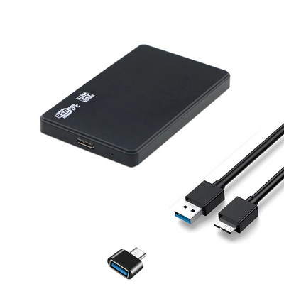 USB 3.0–2,5 colio SATA dėklas HDD SSD korpusas Išorinis 5Gbps kietojo disko disko dėžutė, skirta asmeniniam nešiojamajam kompiuteriui išmaniajam telefonui PS5 dėklas Hd Externo