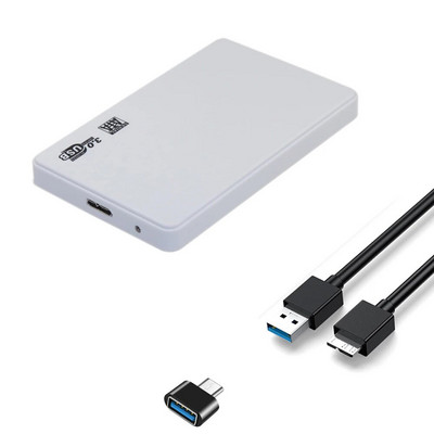 USB 3.0–2,5 colio SATA dėklas HDD SSD korpusas Išorinis 5Gbps kietojo disko disko dėžutė, skirta asmeniniam nešiojamajam kompiuteriui išmaniajam telefonui PS5 dėklas Hd Externo