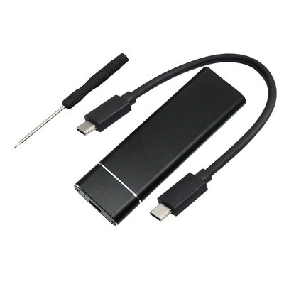 M.2 USB 3.1 Type C SSD Mobiliojo standžiojo disko dėžutė Adapterio kortelė m2 prie usb USB3.1 Type-C išorinio korpuso dėklas, skirtas 2230 2242 2260 2280
