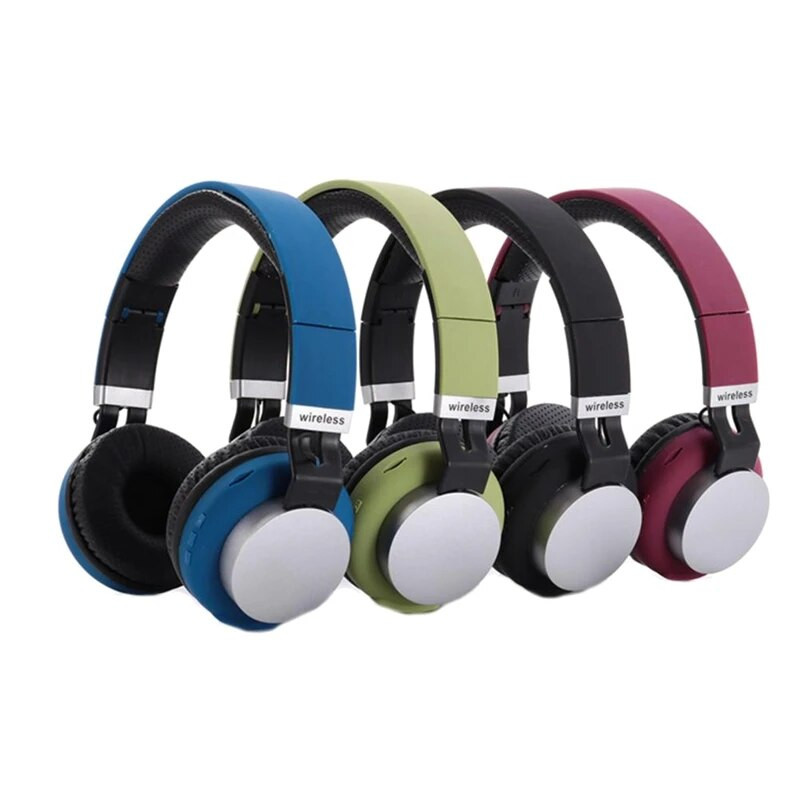 Căști pliabile MH8 Căști fără fir Bluetooth 5.0 Radio Stereo Sport Laptop Căști Căști cu microfon