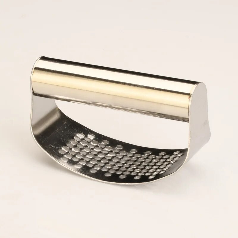 Χειροκίνητη πρέσα σκόρδου από ανοξείδωτο χάλυβα Καμπυλωτή μηχανή λείανσης σκόρδου πολλαπλών λειτουργιών Κόφτης κουζίνας Πρέσες σκόρδου Gadgets μαγειρέματος