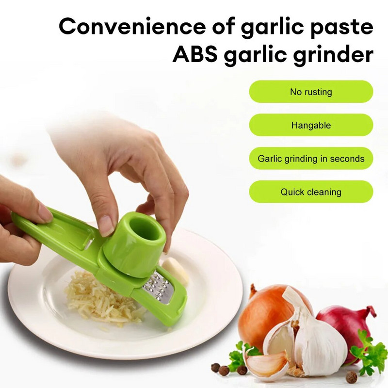 Imbiero česnako smulkintuvas, česnako malimo trintuvas, skustukas Rankinis česnako smulkintuvas Česnakų smulkinimo įrankis Virtuvės priedai