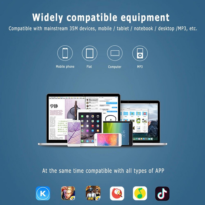 3,5 mm stereo austiņas, universālas ausīs, vadu austiņas