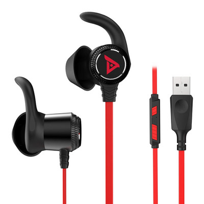 TAIOU TG10 žaidimų ausinės 3,5 mm / USB laidinės ausinės, skirtos nešiojamam telefonui su triukšmo slopinimo mikrofonu, 10 mm dinaminės tvarkyklės ausinės