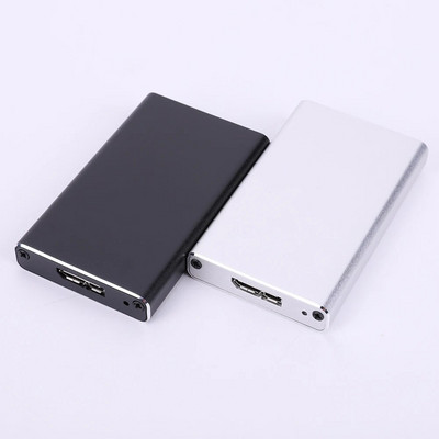 Калъф за твърд диск MSATA към USB3.0 Mini SSD Калъф Поддържа UASP SSD кутия Адаптер Калъф 6Gbps за 30*25/50 MSATA SSD твърд диск