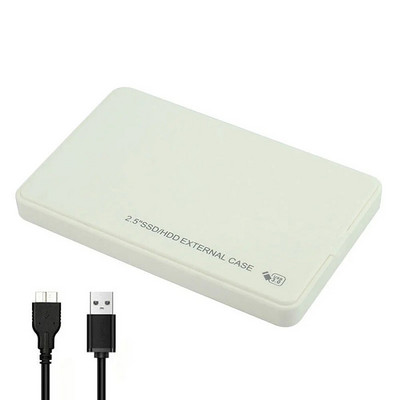 2,5 colio nešiojamasis kietojo disko dėžutė kietojo disko korpusas SATA HDD/SSD dėklas 6Gbps išorinio standžiojo disko dėžutė, skirta MacBook PC