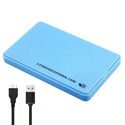 2,5 colio kietojo disko korpusas USB2.0 nešiojamasis kietojo disko dėžutė 480Mbps išorinio standžiojo disko dėžutė, skirta MacBook PC