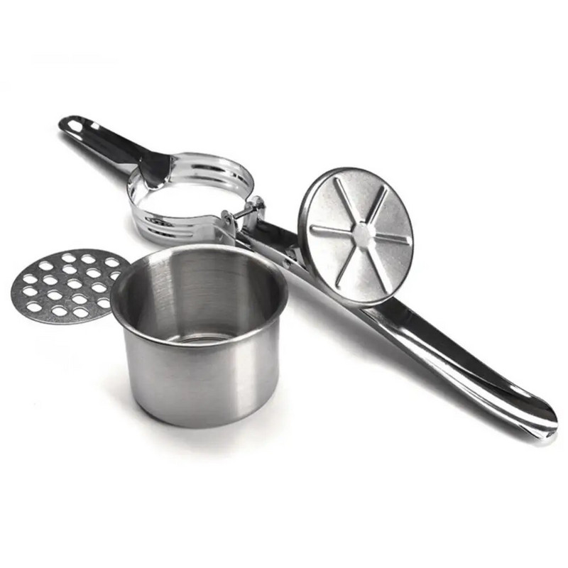 Nerūdijančio plieno vaisių ir daržovių spaudimo sulčiaspaudė Bulvių grūstuvė Buitinė virtuvės įranga Rankinė bulvių grūstuvė Virtuvės prekė