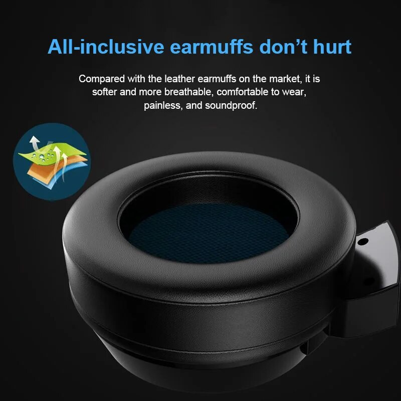 Žaidimų ausinės Erdvinis garsas Stereo laidinės ausinės USB mikrofonas Spalvinga šviesa PC nešiojamasis kompiuteris žaidimų ausinės