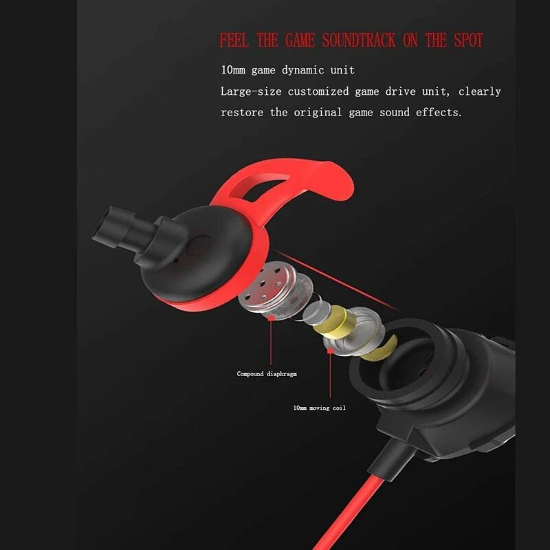 Žaidimų laidinės laisvų rankų įrangos 3,5 mm ausinės su mikrofonu, PS4 PUBG mobiliojo telefono 3D ausinės, planšetiniam nešiojamam kompiuteriui