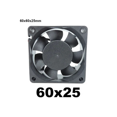 4010 12025 8010 30 mm nuolatinė srovė 5 V 12 V 24 V aušinimo ventiliatorius be šepetėlių Variklio korpusas Tylus 40 mm 50 mm 60 mm 70 mm 80 mm 90 mm 120 mm 3D spausdinimui 2 PIN