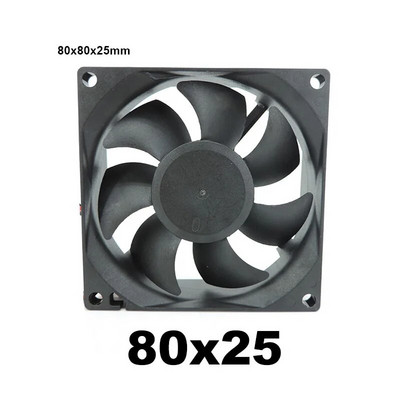4010 12025 8010 30 mm nuolatinė srovė 5 V 12 V 24 V aušinimo ventiliatorius be šepetėlių Variklio korpusas Tylus 40 mm 50 mm 60 mm 70 mm 80 mm 90 mm 120 mm 3D spausdinimui 2 PIN