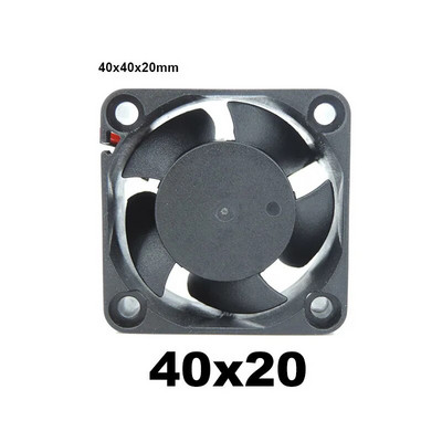 4010 12025 8010 30 mm nuolatinė srovė 5 V 12 V 24 V aušinimo ventiliatorius be šepetėlių Variklio korpusas Tylus 40 mm 50 mm 60 mm 70 mm 80 mm 90 mm 120 mm 3D spausdinimui 2 PIN