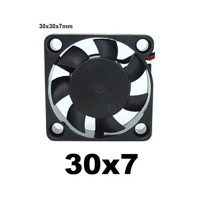 4010 12025 8010 30 mm nuolatinė srovė 5 V 12 V 24 V aušinimo ventiliatorius be šepetėlių Variklio korpusas Tylus 40 mm 50 mm 60 mm 70 mm 80 mm 90 mm 120 mm 3D spausdinimui 2 PIN