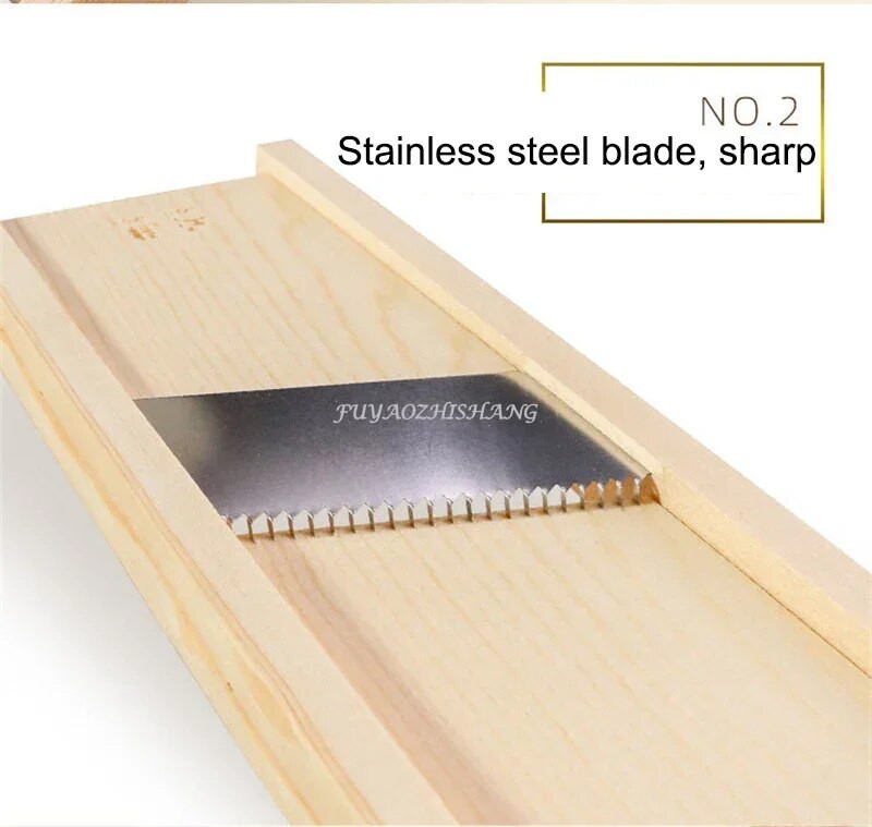 Daržovių pjaustytuvas nerūdijančio plieno peiliukais rankinis smulkintuvas Bulvių agurkų morkų trintuvas Gofruotas pjaustyklės virtuvės prietaisai