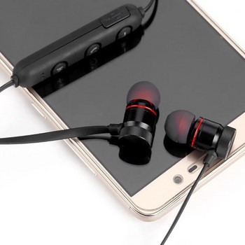 GZ05 Безжични супер слушалки, устойчиви на бас и пот Bluetooth слушалки, магнитни спортни стерео слушалки за мобилен телефон, лаптоп