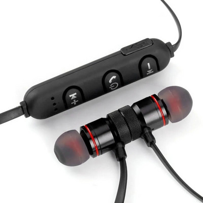 GZ05 Безжични супер слушалки, устойчиви на бас и пот Bluetooth слушалки, магнитни спортни стерео слушалки за мобилен телефон, лаптоп