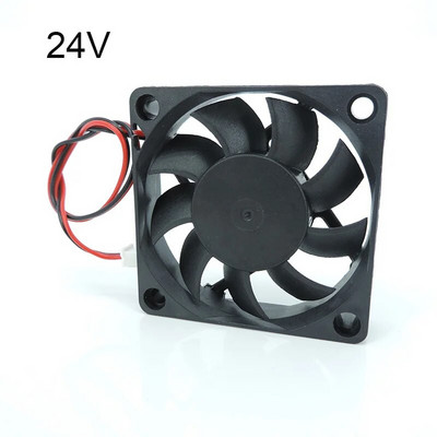 DC 5V 12V 24V 60mm 6015 DC ventilaator 60x60x15mm 6cm jahutusjahuti arvuti PC CPU korpuse ventilaator toiteallika ventilaator XH2.54 2pin
