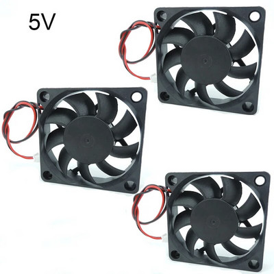 DC 5V 12V 24V 60mm 6015 DC ventilaator 60x60x15mm 6cm jahutusjahuti arvuti PC CPU korpuse ventilaator toiteallika ventilaator XH2.54 2pin