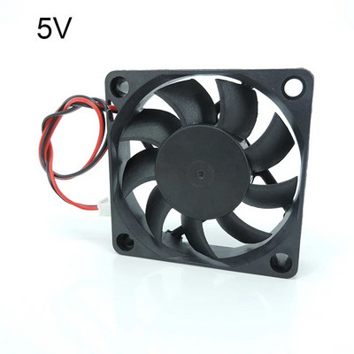 DC 5V 12V 24V 60mm 6015 DC ventilaator 60x60x15mm 6cm jahutusjahuti arvuti PC CPU korpuse ventilaator toiteallika ventilaator XH2.54 2pin