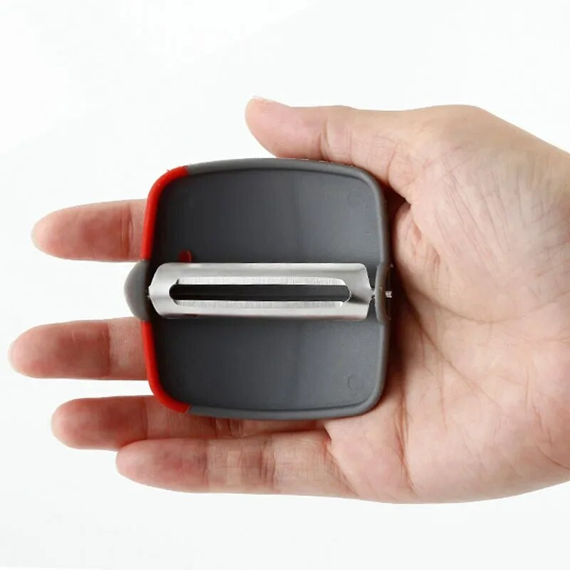 Vaisių skustukas, nerūdijantis peilis Citrinų greipfrutų vaisių pjaustyklė su dvigubais pirštais atidarytuvo pjaustytuvas Greitai nuimami virtuvės prietaisai