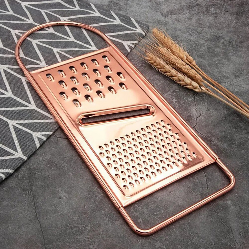 Zlatna ribalica od nehrđajućeg čelika Kuhinjska ribalica za povrće i voće Rezač za koru krumpira Struganje Sjeckalica Rezač Rezači za salatu Alati Alat za kuhanje