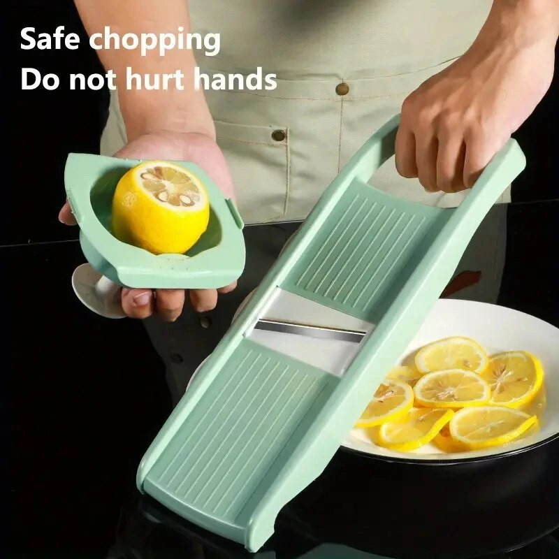 Set de plăci de ștergere a legumelor multifuncționale de protecție pentru mâini Răzătoare de legume Tăiător de legume morcovi, varză, robot de bucătărie Manual