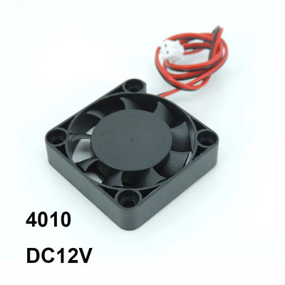 2 tűs 4010 ventilátor DC 5v 12v csendes, alacsony zajszintű kefe nélküli hűtőventillátor 3D nyomtató alkatrész 40mm 4cm hidraulikus csapágy Axiális 40mmx40mmx10mm L