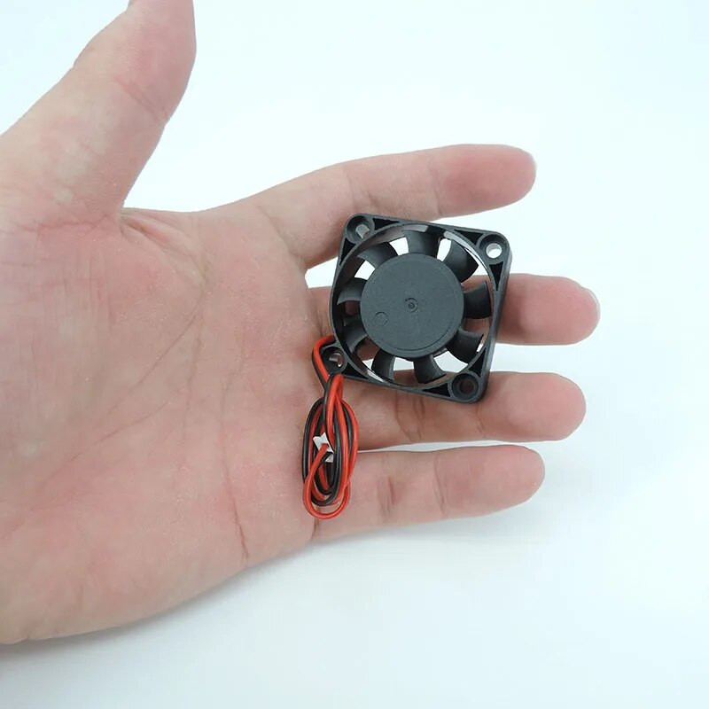 2 tűs 4010 ventilátor DC 5v 12v csendes, alacsony zajszintű kefe nélküli hűtőventillátor 3D nyomtató alkatrész 40mm 4cm hidraulikus csapágy Axiális 40mmx40mmx10mm L