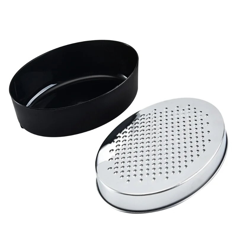 Sajtreszelő Ginger Zester tároló tartállyal és kefe daráló reszelő zöldségekhez Doboz reszelő Konyhai eszközök