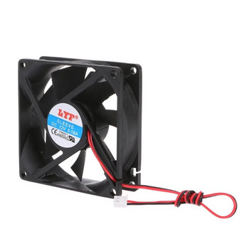 R91A 8025 for Dc 12V 2Pin Cooling Fan 80mm Silent CPU Fan for Dc Brushless with 20cm