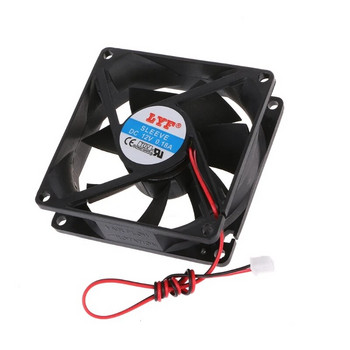 R91A 8025 for Dc 12V 2Pin Cooling Fan 80mm Silent CPU Fan for Dc Brushless with 20cm