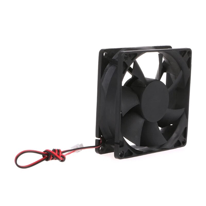 R91A 8025 for Dc 12V 2Pin Cooling Fan 80mm Silent CPU Fan for Dc Brushless with 20cm