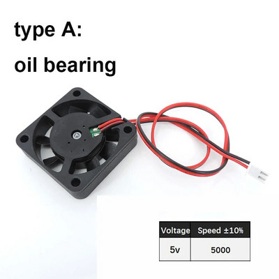 DC 5V 12V 24V 4010 40x40x10MM aušinimo ventiliatorius žemo triukšmo be šepetėlių pūstuvo rutulinio guolio įvorės hidraulinis skysčio guolis 3D spausdintuvui