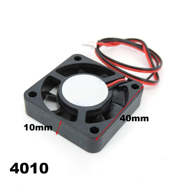 DC 5V 12V 24V 4010 40x40x10MM Ventilator de răcire cu zgomot redus Suflant fără perii Manșon rulment cu bile Rulment hidraulic pentru imprimante 3D