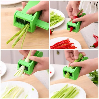Universal Gadgets οικιακής κουζίνας Sharp Bean Slicer Cutter Πράσινο φασόλι Αποφλοιωτής Τρίφτης Φρούτων Λαχανικών Stringer Peeler Remover Tools