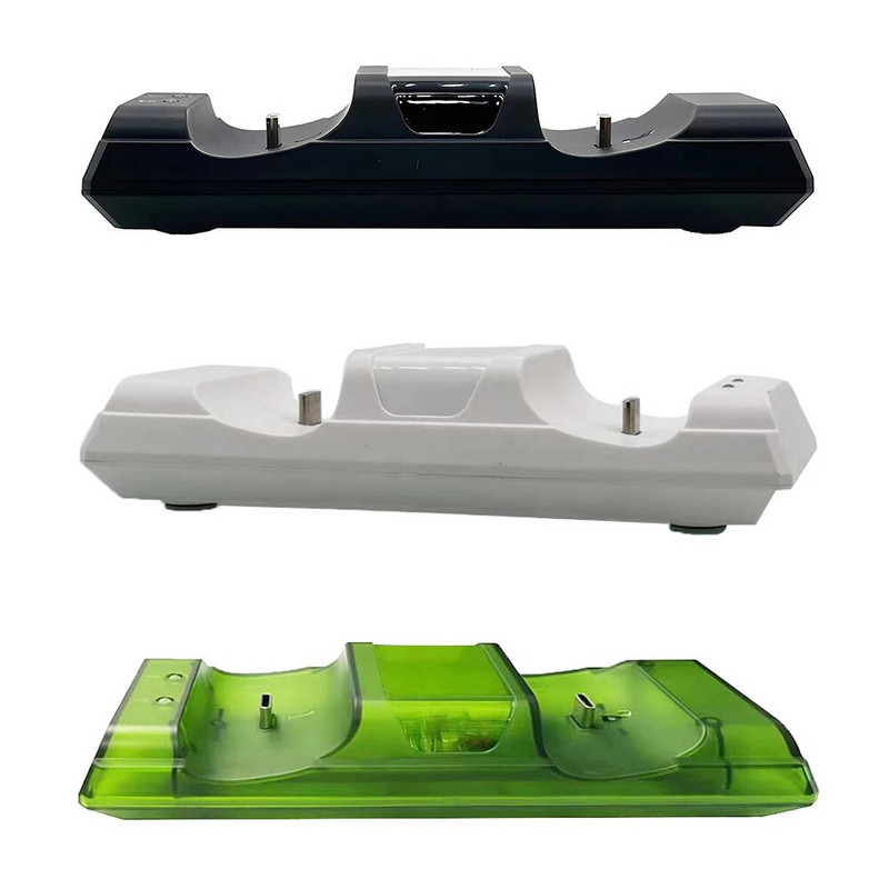 Vezeték nélküli vezérlő töltő Type-C USB kettős gyorstöltő bölcső dokkoló állomás PS5-höz Sony PlayStation5 gyorstöltés