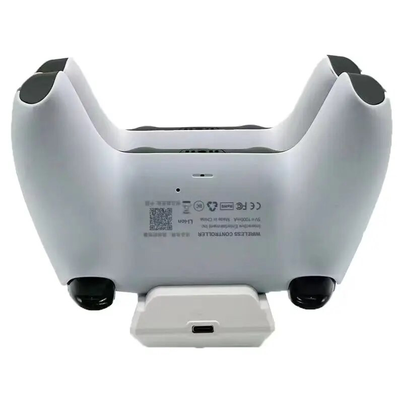 Vezeték nélküli vezérlő töltő Type-C USB kettős gyorstöltő bölcső dokkoló állomás PS5-höz Sony PlayStation5 gyorstöltés