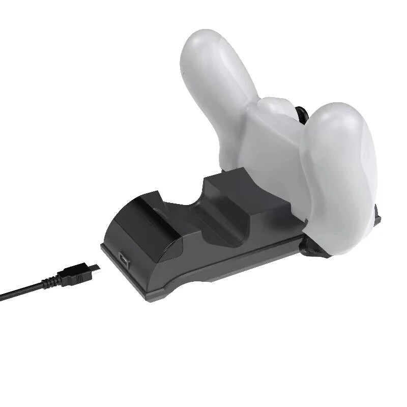 USB greito dvigubo įkrovimo dokas, skirtas PS4 valdikliui, belaidžio valdiklio įkroviklis, skirtas Sony PlayStation4 greitajam įkrovimui