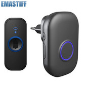 Sonerie fără fir acasă 433 Mhz Bun venit prieten Sonerie inteligentă 150 de metri distanță lungă 38 de melodii 4 nivele de volume Sonerie de ușă